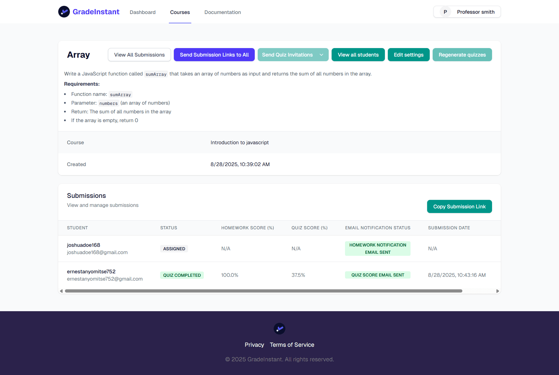 Platform Screenshot 2