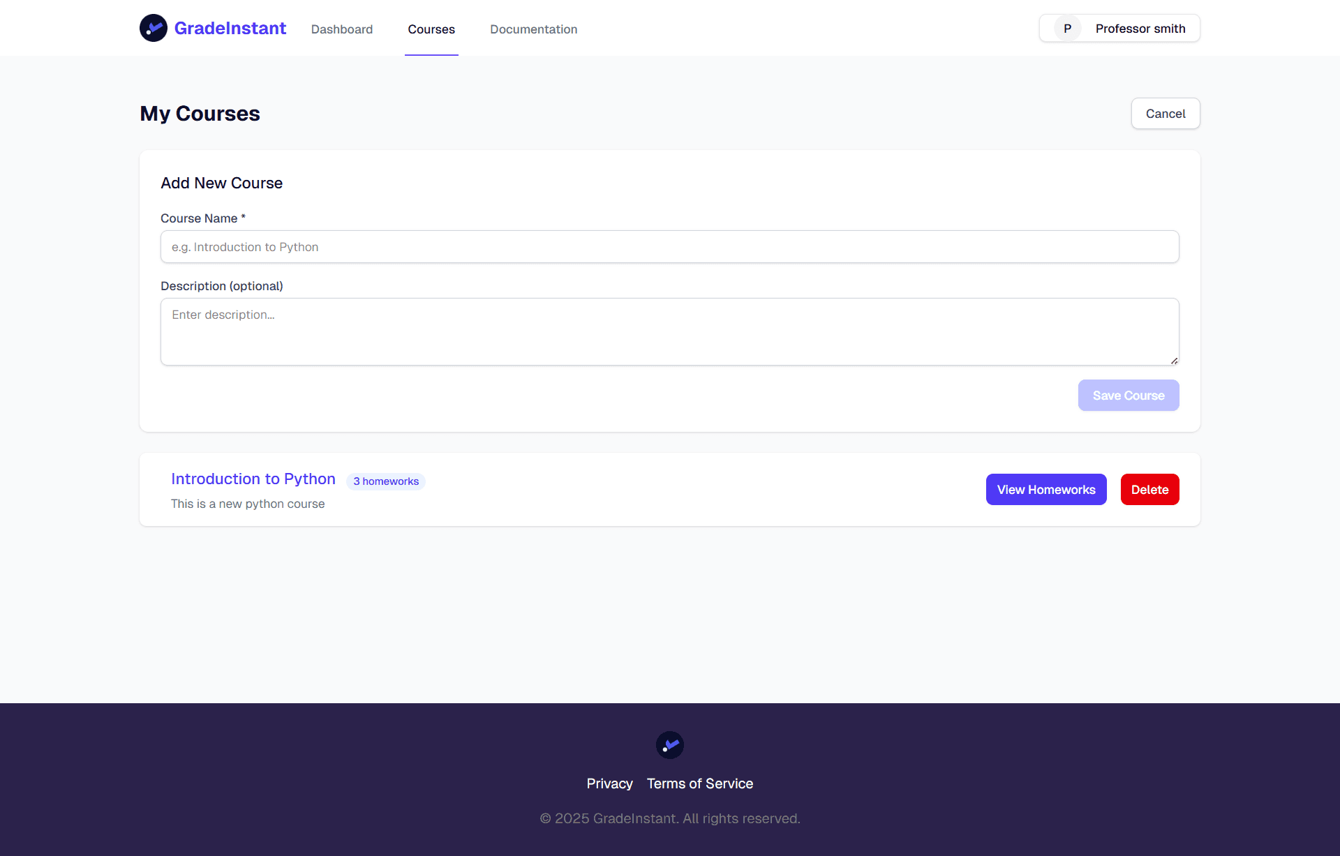 Platform Screenshot 1